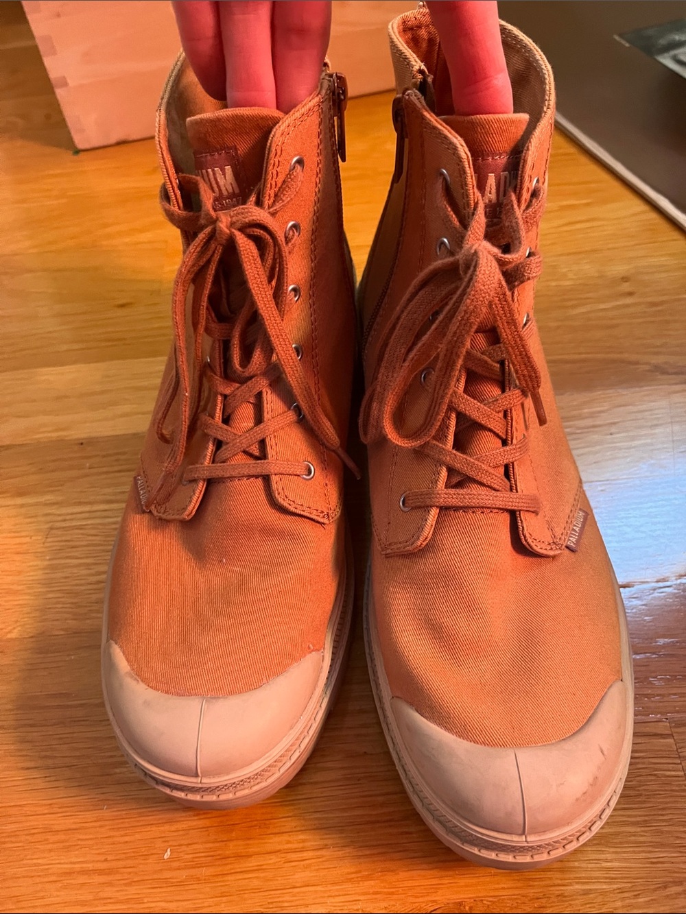 Palladium Canvas Lug Sole Boots
